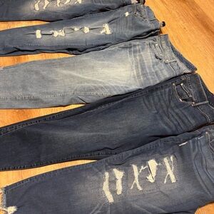 TORRID BUNDLE (5) Bombshell Skinny Jeans 24R Plus Size Denim High Rise Lot